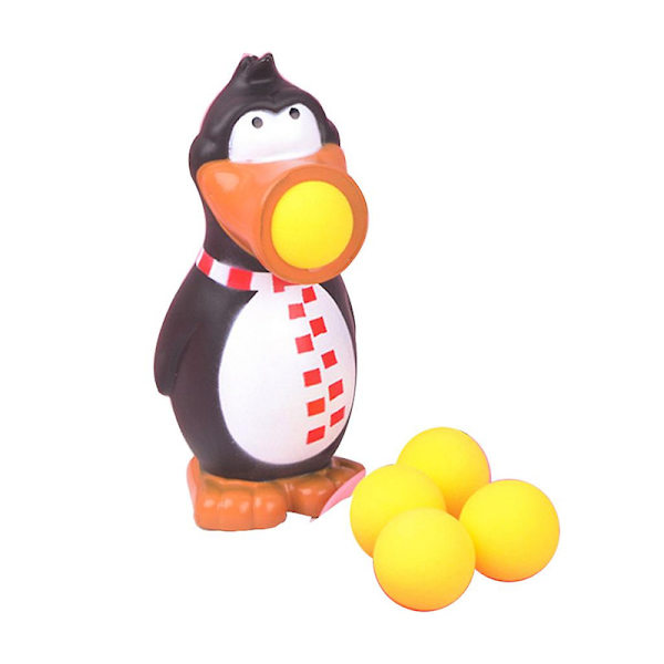 Skytteboll Leksak Stressavlastning Skytte Tryck Leksak Skum Bollar Popper Pistoler  [DmS] Penguin