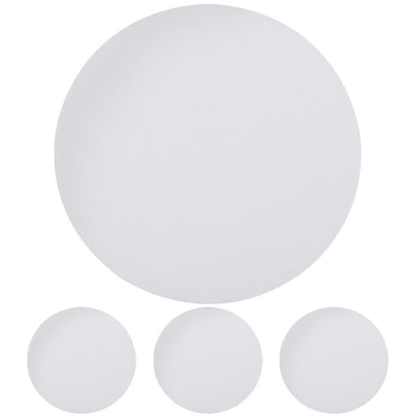 4 stk Lampekule Diffuser Anti-blendende Spotlight Lampekule Deksel Diffuser White 14.90X14.90X0.10CM