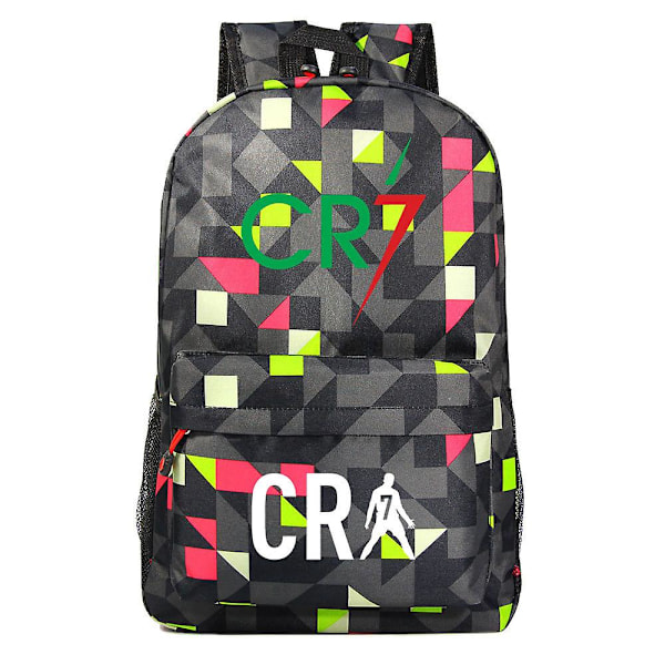 Cristiano Ronaldo CR7 Backpacks for Boys and Girls - Cartoon Kids School Bookbag, Travel Rucksack, Large Capacity Shoulder Bag