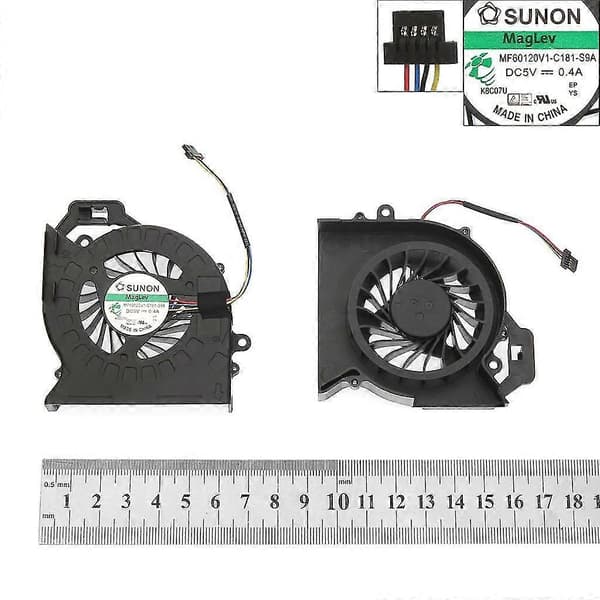 Erstatnings CPU-kjølevifte for HP Pavilion DV6-6000/DV7-6000 Laptop [DB]