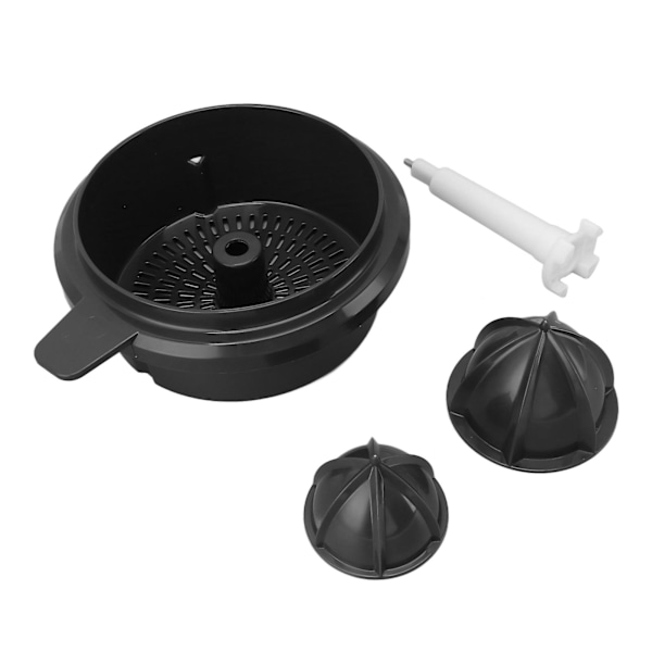 Mehulinkoneen Oranssipuristimen Siiviläkori Painokartiolla ABS-Muovista, Mehukoneen Osia ja Tarvikkeita Thermomixille as the picture shows