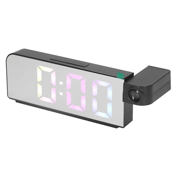 LED-projektio-kello, suuri näyttö, suuri fontti, herätyskello, 12H/24H-näyttö, 3 kirkkaustasoa, makuuhuoneeseen ja toimistoon