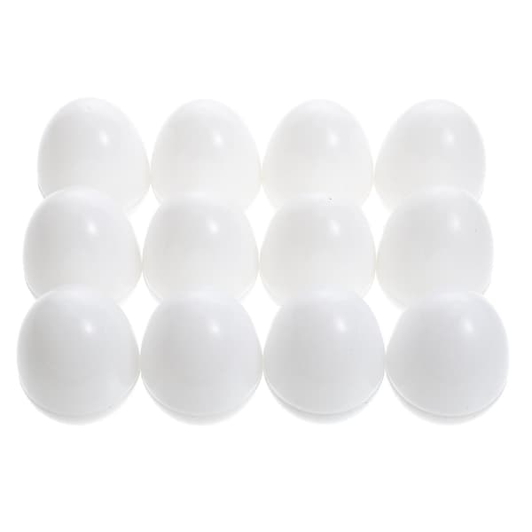 12 stk Julepynt Lys Egg Barnehage Nattelys Barn Egg Nattelys Belysning Egg Lampe White 6.5X5CM