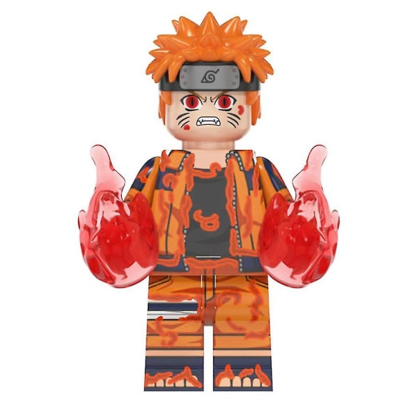 8 stk. Anime Naruto Mini Actionfigur Legetøj, Byggeklodser Legetøjssamlingssæt Til Festartikler, Fans Gave  [DmS] Shaped C