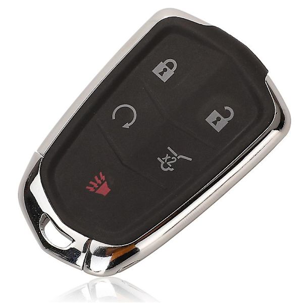 - Intelligent fjernbetjeningstastaturhus, 3/4/5/6 knapper, til Cadillac Srx, Cds, Ats, Xts, Climbing, Esv, udskiftningsskal, nøgle uden nøgle 5 Buttons SUV