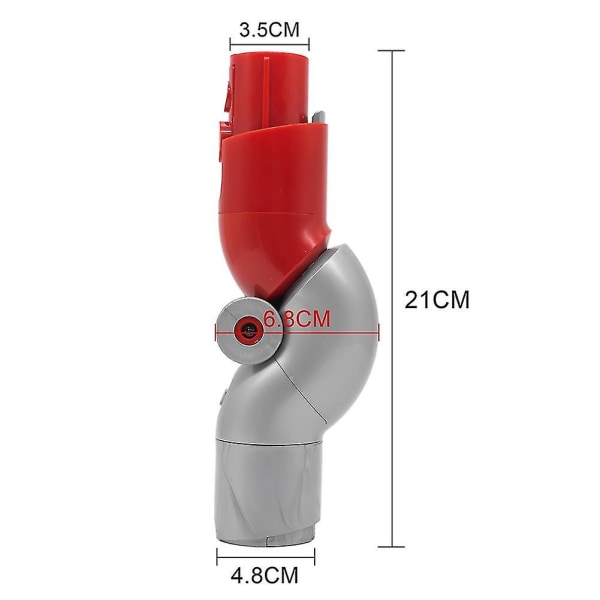 For V12 V10slim Digital Slim Hurtigutløsning Lav Høyde Adapter Støvsuger Bunnbøy Adapter Acc