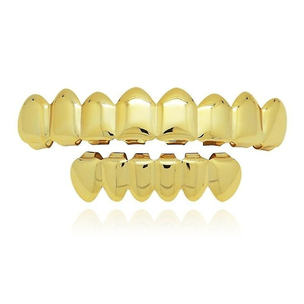 Øvre/nedre eller sett nye Hip Hop tenner Grillz sett Dental Grills smykker 1 stk