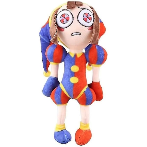 Fantastiske Digital Circus Plush Pomni og Jax - Søte Plysjfigurer (2 stk) | Ideelle Bursdagsgaver for Voksne og Barn A 2pcs