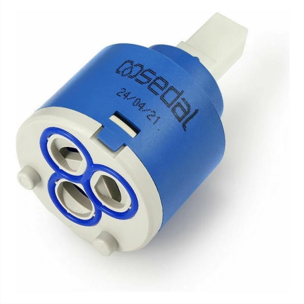 Sedal 40mm Ceramic Tapped Valve Plug for Single Lever Valve Replacement