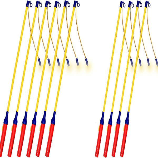 10 kpl Lyhtytikkuja Lapsille Lyhdyt Pyhälle 40 cm Sarjassa Lyhty Tikulla Ja Valolla Sähköinen Paristoilla ToimivatBY 1Set