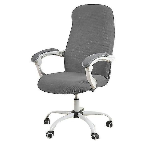 Toimistotuolin suojus, vedenkestävä tietokoneen tuolin suojapäällinen grey S