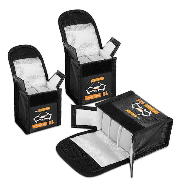 Sikkerhetspose for Drone Lipo-batteri 2023 for Mini 3 Eksplosjonssikker beskyttelsespose for batteri 1 battery