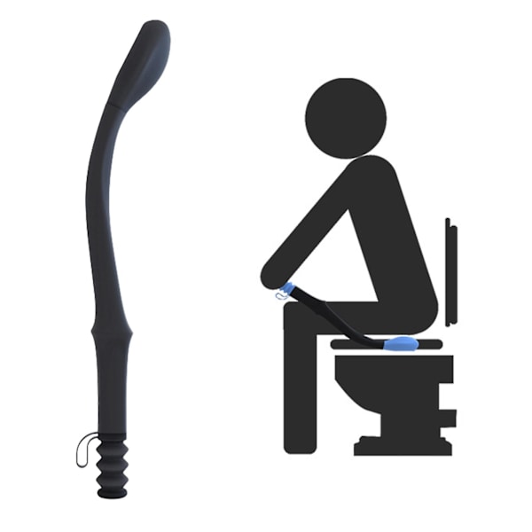 2 kpl 15\" WC-avustin, pitkän ulottuvuuden mukava pohjanpyyhin wc-paperin tarttumiseen