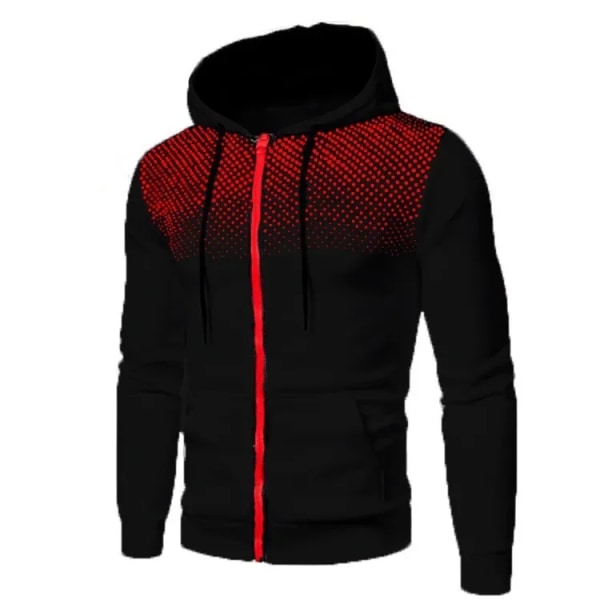 Efterår Vinter Discovery Herre Dragt Nye Sports Trykte Hoodie Sæt Mænd Luksus Fleece Zip Casual Designer Sportswear Dragter black top XXXL