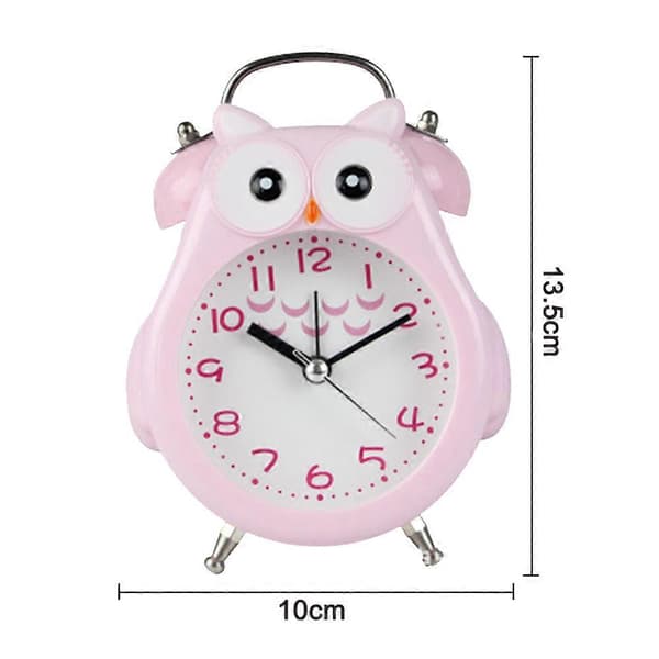 ur|Ugle vækkeur - Pink