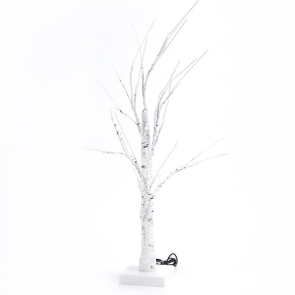 Christmas Lighted Birch Tree Branches Home Decor Tabletop Artificial Plastic Tree Lamp Xmax Ornament