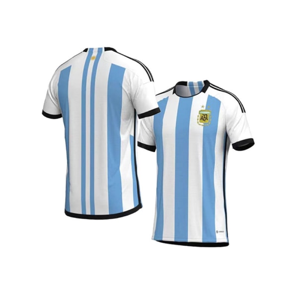 2022 World Cup Argentina tröja nr 10 Messi fotbollströja size-L