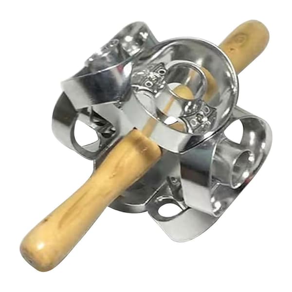 Roterende Donut Cutter Rask Mattrygg Dough Baking Roller Praktisk Donut Maker for Bakerier Hjem A