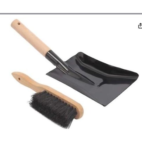 1 sarja takan tuhkakauha ja -harja hiilikäsikauha takan kauha 28.00X8.00X4.80CM