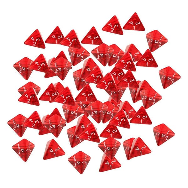 Paket med 60 Gem Multisidiga Tärningar Polyhedrala Tärningsset D4 D&d Trpg Cup Games