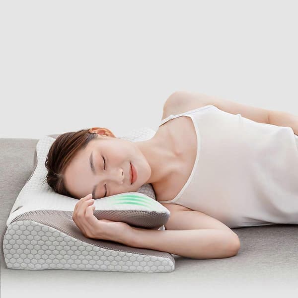 Ortopedisk kudde i memory foam, sidokudde nackstödskudde huvudkudde nacksmärta ergonomisk sovkudde för nacke-u [DB]