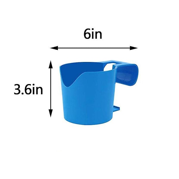 Kopholdere til overjordiske pools, poolkopholdere til drikkevarer overjordiske pooltilbehør, plastik pool drikkevareholder 2pcs