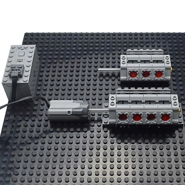 For Logo Tekniske Dele Motor Multi Power Funktioner Værktøj Servo Tog Model Sæt Byggeklodser Høj Kvalitet  [DmS] Speed Controlled
