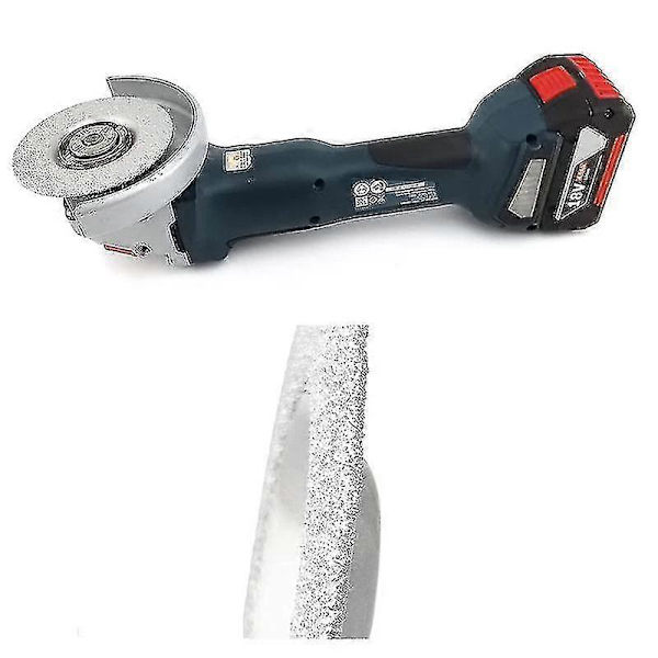 Loddet Diamant Slibeskive Slibehjul Til Granit, Marmor, Keramik, Fliser, Porcelæn, Natursten, Murværk, Til 16mm Tør Aksel, Forbundet Til Vinkel