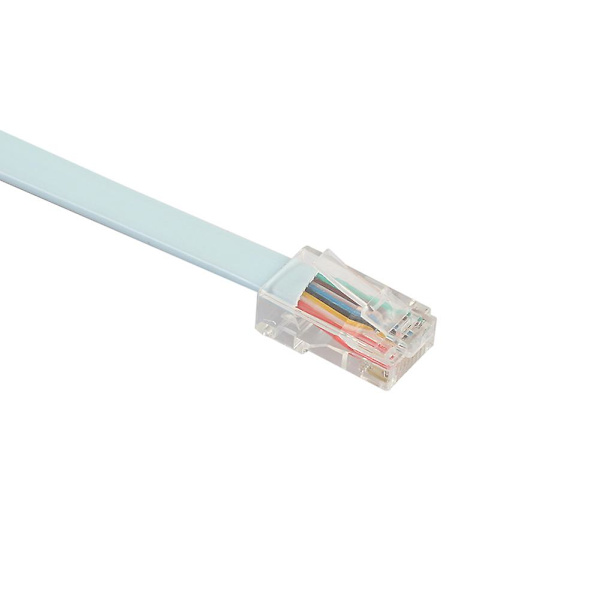 5ft 9-pin DB9 Seriell RS232 til RJ45 Cat5 Ethernet Konsoll Rollover Kabel for Cisco