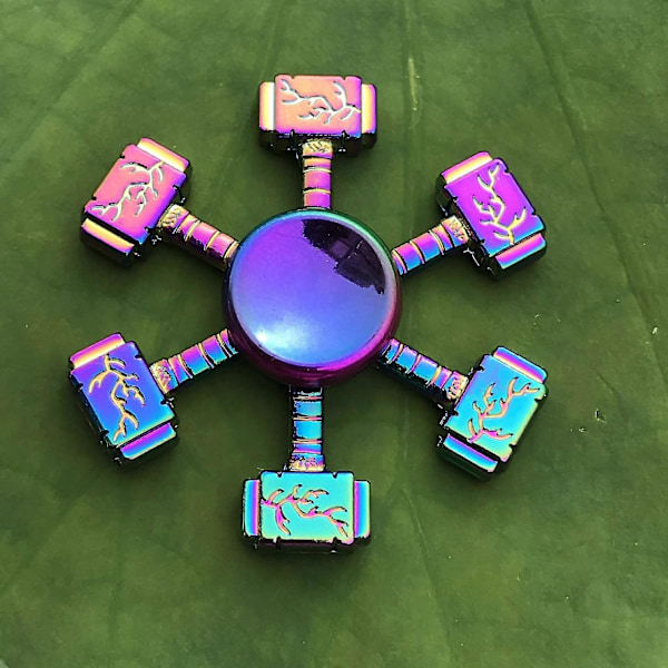 Clover Färgglad Fidget Spinner Finger Spinner Dekompressionsleksak Hand Spinner Finger Spinner C