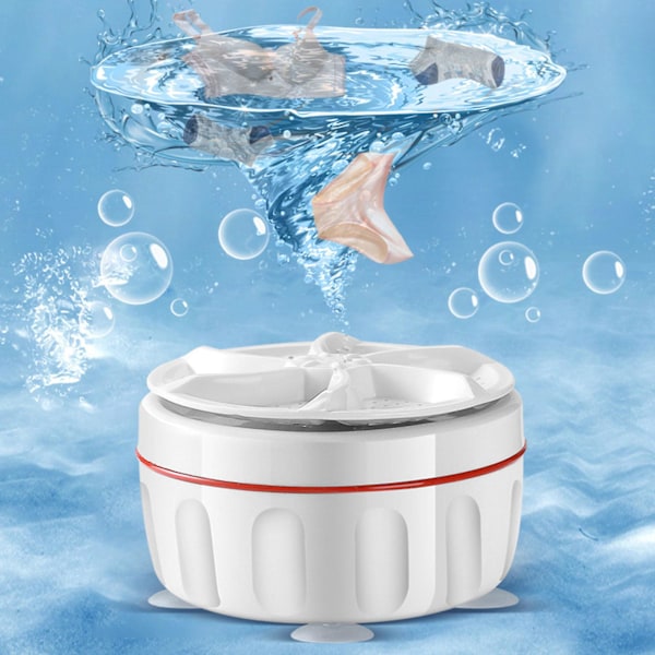 Kätevä minipesukone, miniastianpesukone Turbo USB:llä, sopii kotiin, yritykseen, matkalle, opiskelija-asuntoon, asuntoautoon, asuntoon white