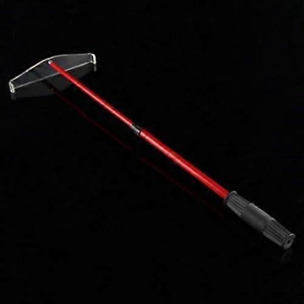 Teleskopisk Pokerchip-Rake, Push Stick för Pokerchips, Akryl Rake-Verktyg för Enkel Chip-Hantering Red