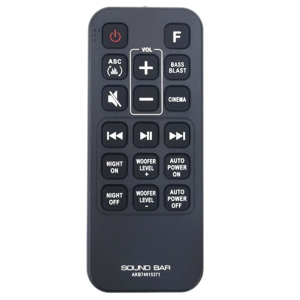 Akb74815371 Fjernkontroll for LG Lydplanke Sj3 Sj4 Sk3d Sk4d Sl3d Sph4b-w