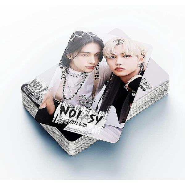Straykids Lomo-kort 55 st Straykids Noeasy Albumkort Minikort För Fans Straykids Merchandise Posterkort (svart)  [DmS]