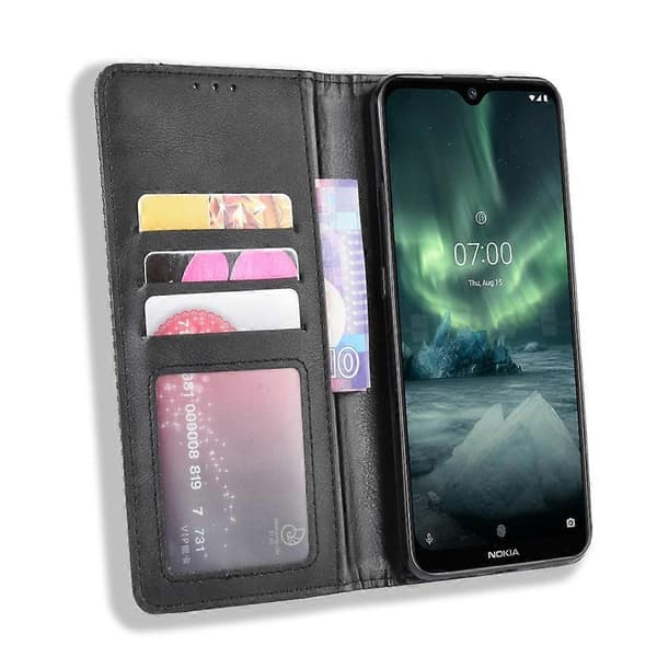 Flip lædercover til Nokia 7.2 / Nokia 6.2 [DB]