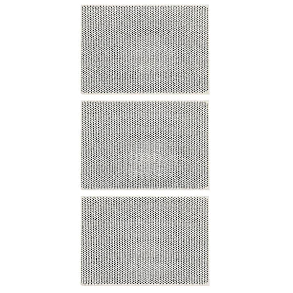 3x gasbrännare keramisk bikakesvetsad platta uppvärmning 135x95x13mm