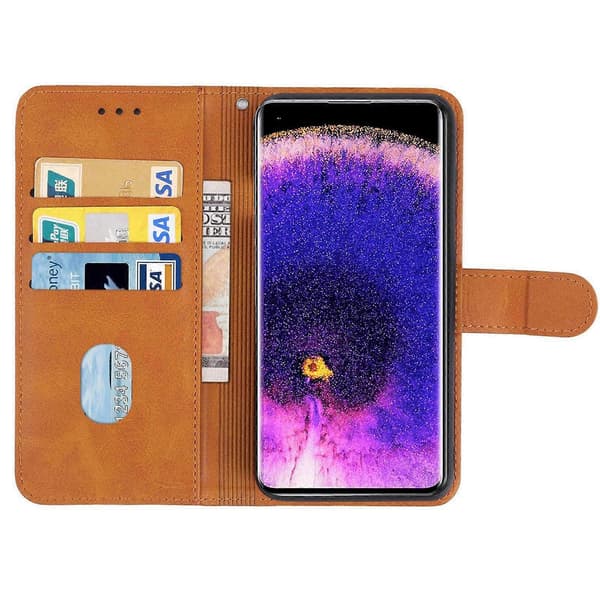 Nahkainen puhelinkotelo OPPO Find X5 Pro [DB]
