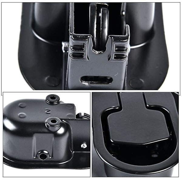 2 stk Universal Recliner Håndtak Reservedeler Stol Trekkhåndtak Recliner Metallhåndtak Del Black 11X6.8X3.8CM