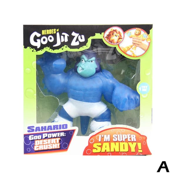 Helteaktig Pull Man Goojit Zu Super Elastisk Actionfigur Avlastning Knytt Stressleketøy Glad A