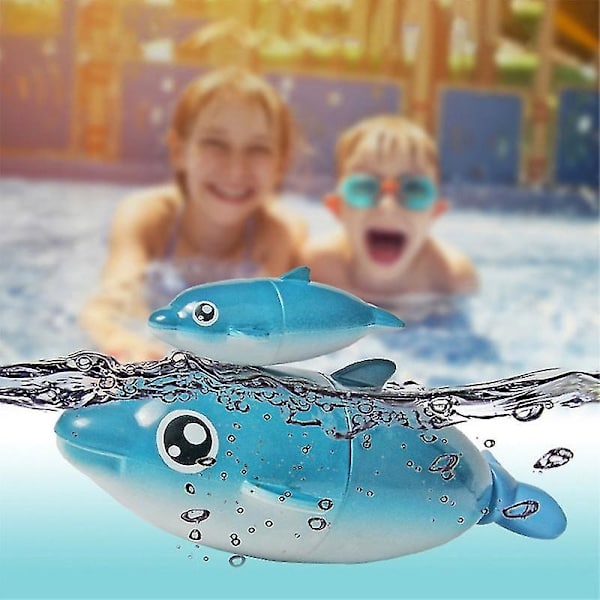 Baby Badelegetøj Pool Legetøj Til Børn Badekar Legetøj Flydende Vand Legetøj [DmS] single dolphin