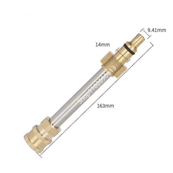 10 cm Spydspidsadapter til Højtryksrenserpistol med 1/4 Hurtigkobling til Karcher Lavor Bosch Nilfisk Interskol Gray