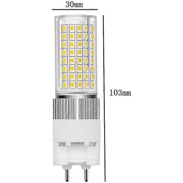 LED G12 -lamppu, G12 16W kaksineulallinen kanta, Metallihalidi -lampun vastaava (lämmin valkoinen)