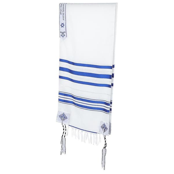 Messiansk Bönesjal Tallit Bönscarf Religiös Bönesjal Duk För Män Kvinnor