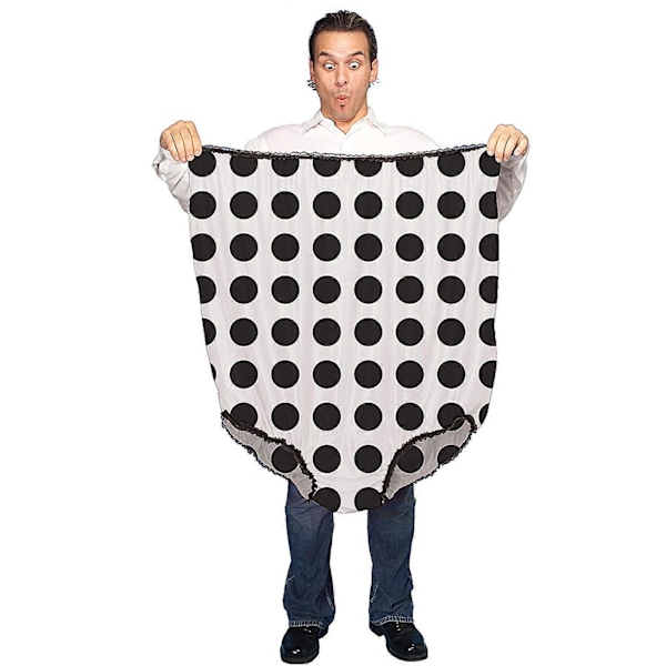 Hauskat Isot Alushousut Äiti Alushousut Plus Koko Mummo Pikkuhousut Valkoinen Elefantti Vitsilahja Naisille Miehille Black and white dots