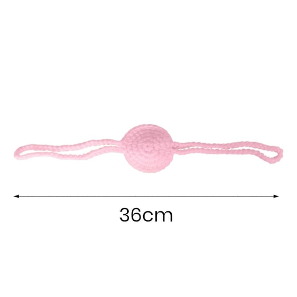 Handgjord Vinter Näsduk Extra Mjuk Hög Elastisk Justerbar Kalla Resistent Ull Näsduk Tillbehör Qinghai Light Pink