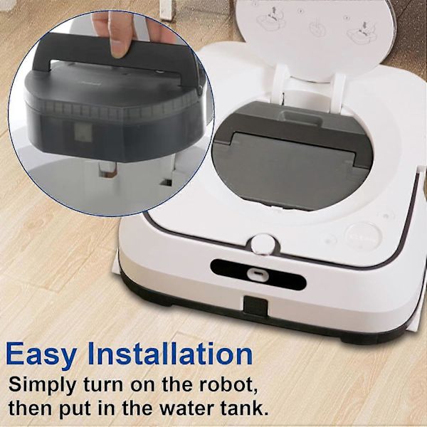 Ersättningsvattenbehållare kompatibel med IROBOT Braava Jet M6-serien Robotmopp (6110) (6012) (6112) (6113) Ultimate Robotdammsugare