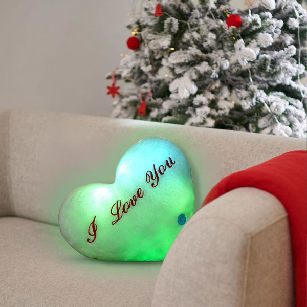 Valentine's Day Pillow Heart LED Pillow Light C