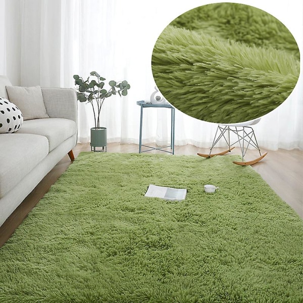 Pussete Regnbue Tepper for Barnerom Myke Pussede Tepper Stue Barn Babyrom Barnehage Lekerom Søt Romdekorasjon Arealteppe grass green1 50x80cm