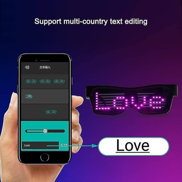 LED-juhlat Bluetooth-neonilasit