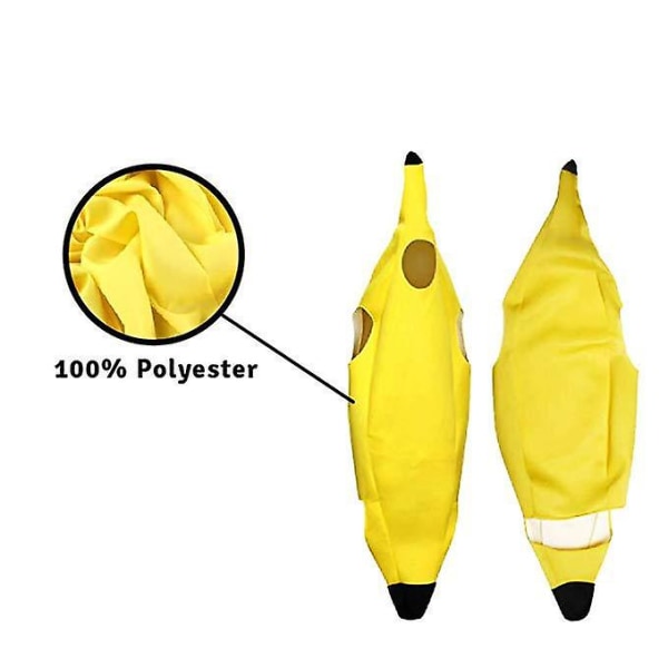 Banan kostym Halloween scen kostym Dress Up Cosplay M